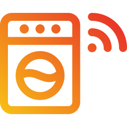 Smart washing machine icon