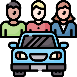 Car sharing icon