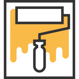 Paint roller icon