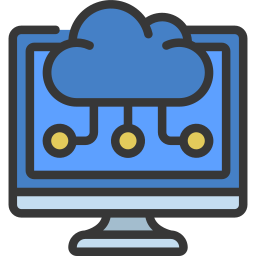 Cloud computing icon