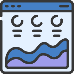 visualisation de données Icône