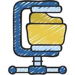 fichier compressé Icône
