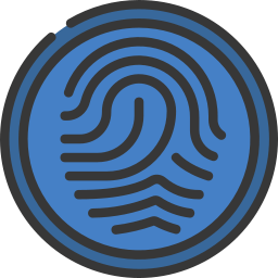 biometrische identifizierung icon