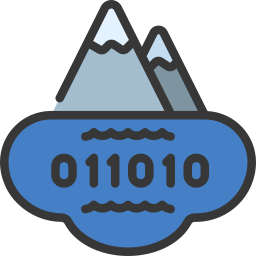 Data lake icon