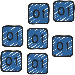 Unstructured data icon