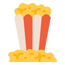 popcorn icoon