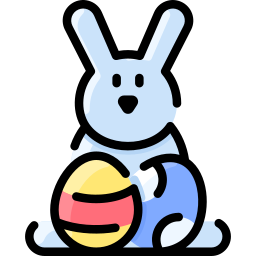 Easter bunny icon