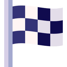 drapeau de course Icône