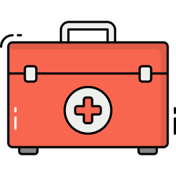 First aid kit icon