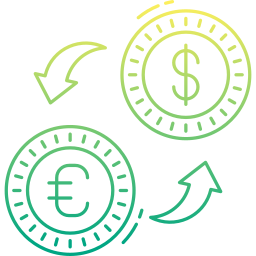 Money exchange icon