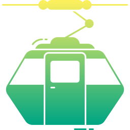 Cable car cabin icon