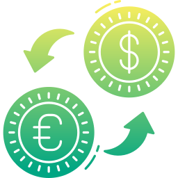 Money exchange icon