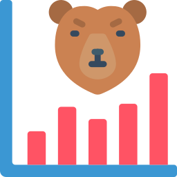 Bear market icon