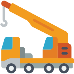 Crane truck icon