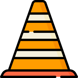 Traffic cone icon