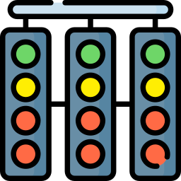 Traffic lights icon