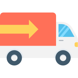 Cargo truck icon