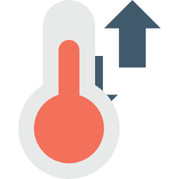 chaud Icône