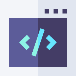 Web coding icon