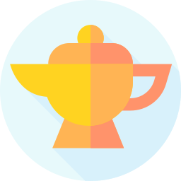 Oil lamp icon