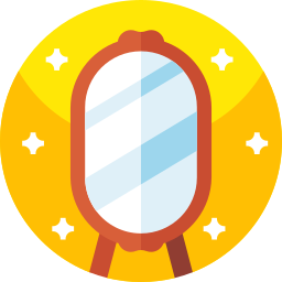 Magic mirror icon