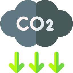 dióxido de carbono Ícone