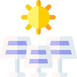 panneau solaire Icône