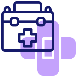 kit di pronto soccorso icona