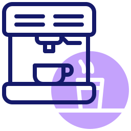 Coffee machine icon