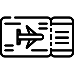 Boarding pass icon