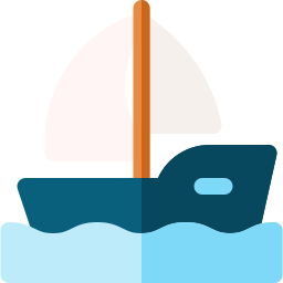 Sail boat icon