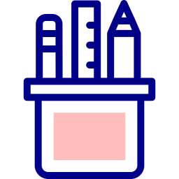 Pencil case icon