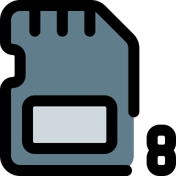 Micro sd card icon