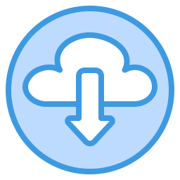 Cloud download icon