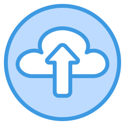 Cloud upload icon