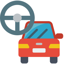 Steering wheel icon