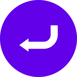 Left turn icon