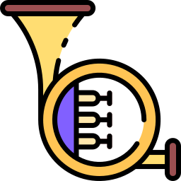 French horn icon