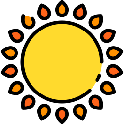 soleil Icône