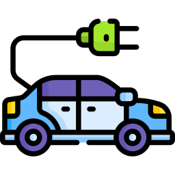 Electric car icon