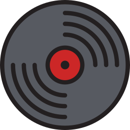 Vinyl disc icon