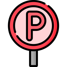 Parking sign icon