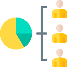 diagramme circulaire Icône