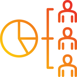 diagramme circulaire Icône