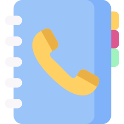 Phone book icon