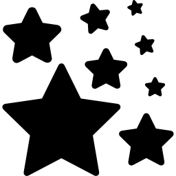 grupo de estrelas Ícone