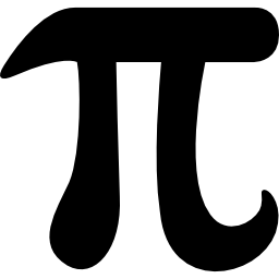 símbolo de constante matemática pi Ícone