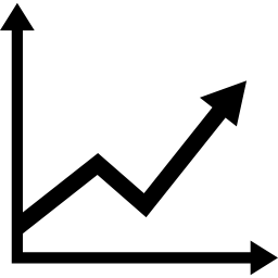 grafico della linea educativa icona