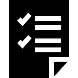 Shopping list icon