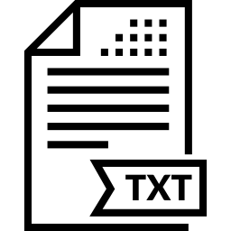 Text file icon